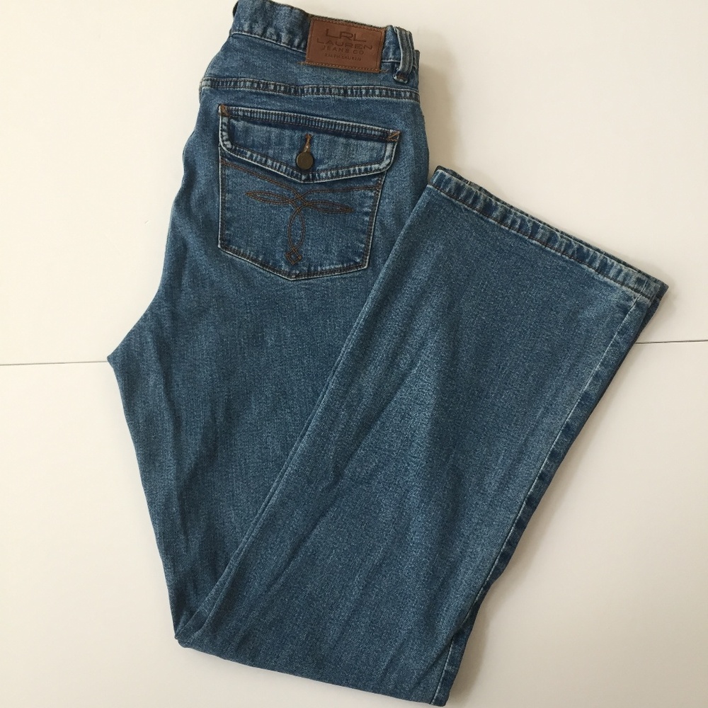 Ralph Lauren Ladies Classic Boot Cut Jeans Size 10